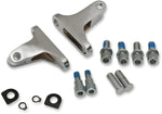 Drag Specialties Short Passenger Footpegs Mount Kit For Harley Davidson FLHR 1340 1994-1998 - Chrome