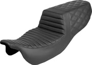 Saddlemen Step Up Tuck-n-Roll /Lattice Stitch Seat For Harley Davidson FLRT 1690 Freewheeler 2015-2016 - Black