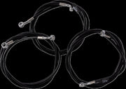 LA Choppers Brake Line Kit For Harley Davidson FLHRXS 1868 ABS 2024 12-14 FL 24+ Black