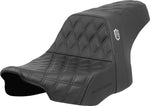 Saddlemen Pro Series SDC Performance Black Gripper Lumbar Seat For Harley Davidson FLHX 1923 2024-2026 - Black