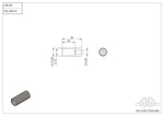 Gilles Toe Piece For Footpegs Without Rubber Insert - Gold