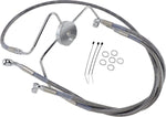 Drag Specialties Extended Length Stainless Steel Brake Hose Kit For Harley Davidson FLHR 1340 1994-1998 Front