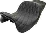 Slyfox Chariot Seat For Harley Davidson FLHX 1923 ABS 2024-2026 Black Logo/Double Diamond - Black