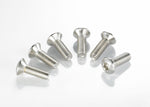 TRW Brake Disc Bolt Set For Kawasaki KLX300 R 1997-2001 - Silver/Stainless Steel