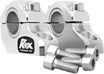 Rox Speed FX Pro-Offset Elite Block Handlebar Risers For Suzuki DL 1000 2019 25.4 mm (1")/31.8 mm (1-1/4") - Chrome