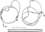 Magnum Shielding Sterling Chromite II Designer Handlebar Cable Install Kit For Harley Davidson FLHR 1750 2021-2022 45.5 - 51cm (18" - 20") - Chrome Clear-Coated