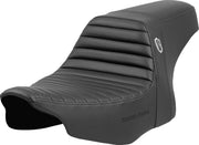 Saddlemen Pro Series SDC Performance Black Gripper Lumbar Grip Seat For Harley Davidson FLHX 1923 2024-2026 - Black