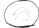 Magnum Shielding Polished KarbonFibr Clutch Cable For Harley Davidson FLD 1690 2012-2013 169.5 cm (66-11/16") - Carbon Fiber/Silver