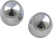 Accutronix Elite Front Axle Cap Front 25.4 mm (1") - Chrome Silver