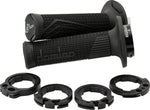Domino D100 D-Lock Double Cable Grips - Black