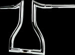 LA Choppers Hammerhead Handlebar For Harley Davidson FLTRK 1868 ABS 2024 41.5 cm (16-1/4") - Chrome