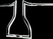 LA Choppers Hammerhead Handlebar For Harley Davidson FLTRK 1868 ABS 2024 41.5 cm (16-1/4") - Chrome