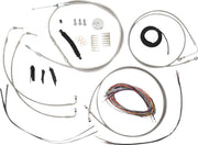 LA Choppers Handlebar Cable/Brake Hose Kit For Harley Davidson FLDE 1750 ABS 2018-2020 Standard - Clear-Coated
