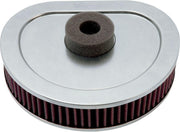 K&N High Flow Air Filter For Harley Davidson FLHR 1340 1994-1998 - Black Red