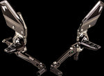 Gilles Adjustable Rearset For Indian FTR 1200 ABS 2019-2024 - Black/Silver