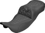 Saddlemen Roadsofa Carbon Fibre Seat For Harley Davidson FLH 1868 ABS 2021 Carbon Fiber - Black/Grey