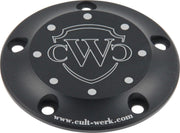 Cult Werk Ignition Cover Twin Cam For Harley Davidson FLD 1690 2012-2013 - Black