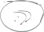 Magnum Shielding Sterling Chromite II Clutch Cable For Harley Davidson FLHS 1340 1987-1988 184.5 cm (72-11 16") - Chrome