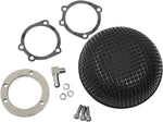 Drag Specialties "Bob" Retro-Style Air Cleaner Kit For Harley Davidson FLD 1690 2012-2013 - Black