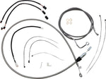 Magnum Shielding XR Handlebar Cable Install Kit For Harley Davidson FLTRK 1868 2021-2024 30.5 - 35.5cm (12" - 14") - Chrome Clear-Coated