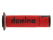 Domino A450 Road/Race Grips - Red/Black