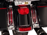 Ciro Filler Panel Lights For Harley Davidson FLH 1868 ABS 2021 Rear Red - Chrome
