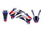 Blackbird Dream 5 Graphic Kit For Yamaha WRF250 2007-2014 - Black/Blue/Red/Silver