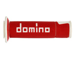 Domino A450 Road/Race Grips - Red/White