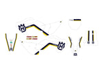 Blackbird Retro Graphics Kit For Husqvarna FC250 2023 - Blue/White/Yellow