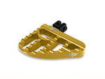 Heinz Bikes Mini Floorboard Footpegs For Harley Davidson FLD 1690 2012-2013 Fit Front Or Rear - Gold