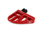 Heinz Bikes Mini Floorboard Footpegs For Harley Davidson FLD 1690 2012-2013 Fit Front Or Rear - Red