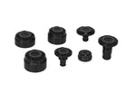 Ricks Motorcycles Complete Axle Cover Kit For Harley Davidson FLFB 1750 ABS 2018-2020 - Black