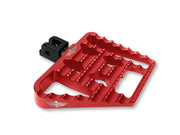 Heinz Bikes Mini Floorboard Foot Pegs For Harley Davidson FLS 1690 2012-2015 Fit Front Or Rear - Red