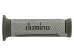 Domino A350 Road Touring Grips - Grey/Green