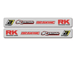 Blackbird Swingarm Stickers For Kawasaki KX125 1994-1998 - Multi