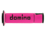 Domino A450 Road/Race Grips - Fuchsia/Black