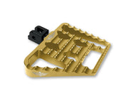 Heinz Bikes Mini Floorboard Passenger Foot Pegs For Harley Davidson FLDE 1750 2018-2020 - Gold