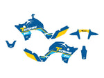 Blackbird Graphic Kit For Yamaha XTZ 690 Tenere 2020-2022 - Blue/Yellow