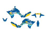 Blackbird Graphic Kit For Yamaha XTZ 690 Tenere 2020-2022 - Blue/Yellow