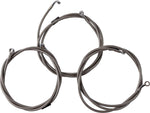 LA Choppers Brake Line Kit For Harley Davidson FLHRXS 1868 ABS 2024 08-10 FL 24+ Chrome