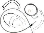 Magnum Shielding XR Handlebar Cable Install Kit For Harley Davidson FLTRK 1868 2021-2024 38 - 43cm (15" - 17") - Chrome Clear-Coated