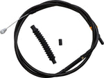 LA Choppers Midnight Braided Clutch Cable For Harley Davidson FLHR 1584 2008-2011 185 cm (72-3/4") 15" - 17" - Black
