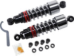 Burly Slammer Plus Shocks For Harley Davidson FXD 1340 1995-1998 - Chrome