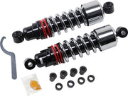 Burly Slammer Plus Shocks For Harley Davidson FXD 1340 1995-1998 - Chrome