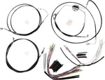 Magnum Shielding XR Handlebar Cable Install Kit For Harley Davidson FLHRSE4 1800 2008 30.5 - 35.5cm (12" - 14") - Black Chrome