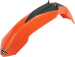 UFO Fender For KTM EXC125 2008-2013 Front - Black/Orange