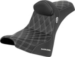 Saddlemen Pro Series SDC Performance Grip Seat For Harley Davidson FXBB 1750 ABS 2018-2020 Gripper - Black/White