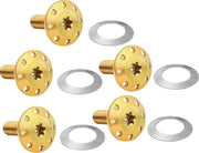 Arlen Ness Holeshot Floating Brake Disc Bolt Kit For Harley Davidson FLHX 1923 2024 - Gold Front