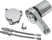 Baron V-Star Oil Filter Relocation Kit For Yamaha XVS 1100 V-Star Custom 1999-2011 (US Models) - Chrome