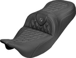 Saddlemen Roadsofa Carbon Fibre Seat For Harley Davidson FLH 1868 ABS 2021 - Black/Grey